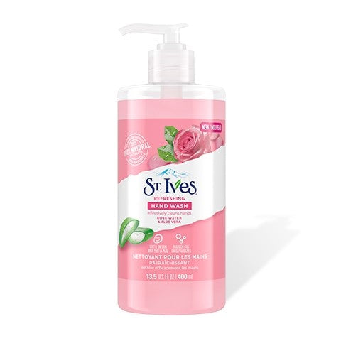 St. Ives Rose Water & Aloe Vera Refreshing Hand Wash 400ml