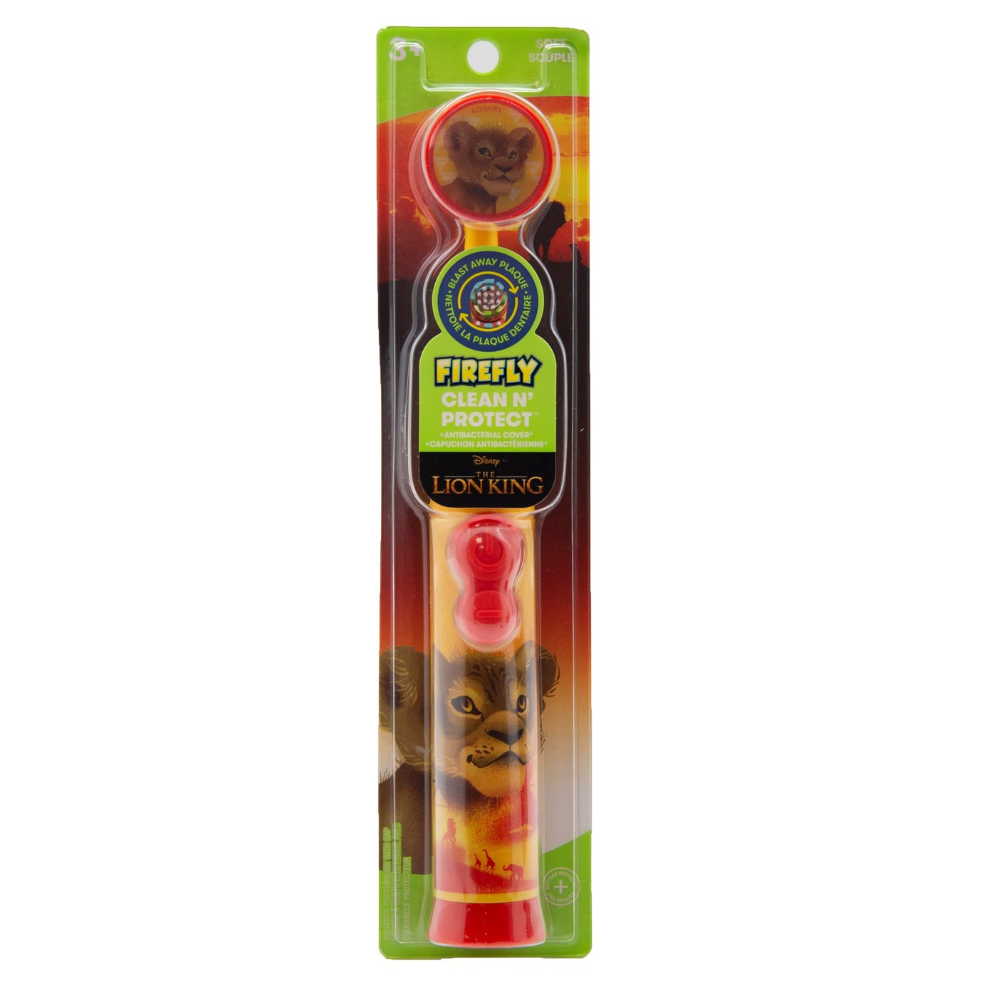 Disney Firefly Lion King Clean N' Protect Toothbrush