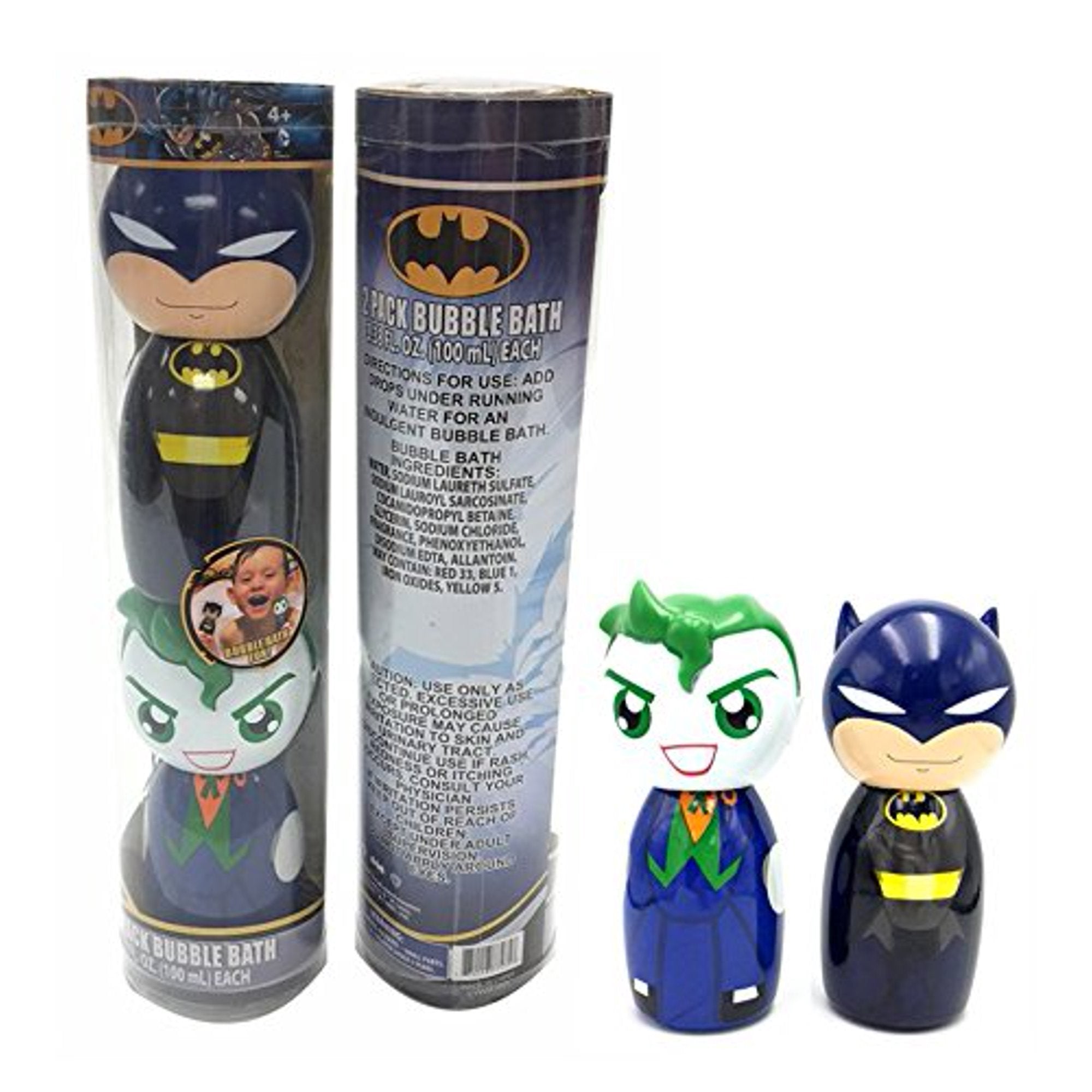 Batman And Joker Bubble Bath 2 Pack x 100ml