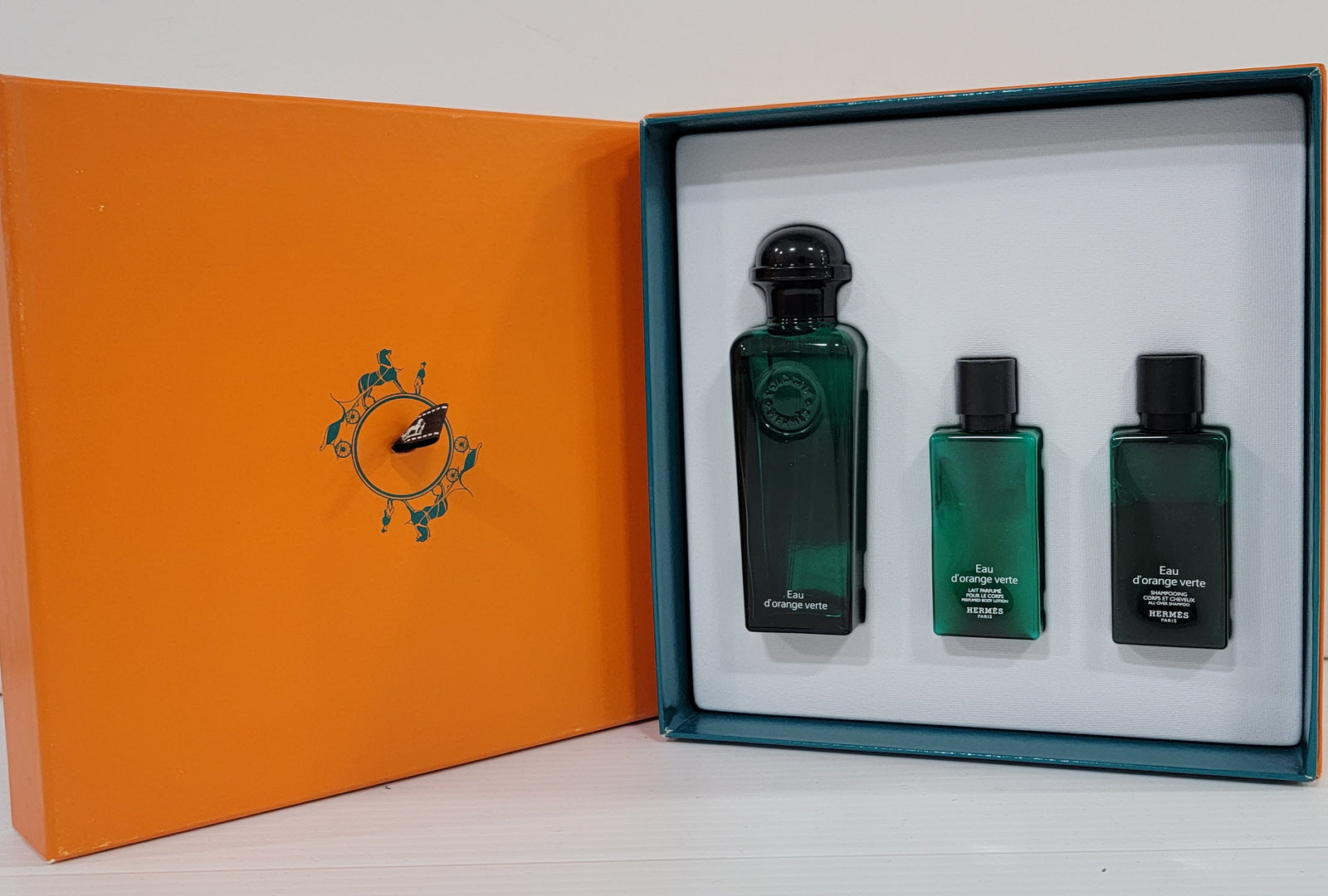 Hermes Eau d'Orange Verte 3pc Set 100ml EDC