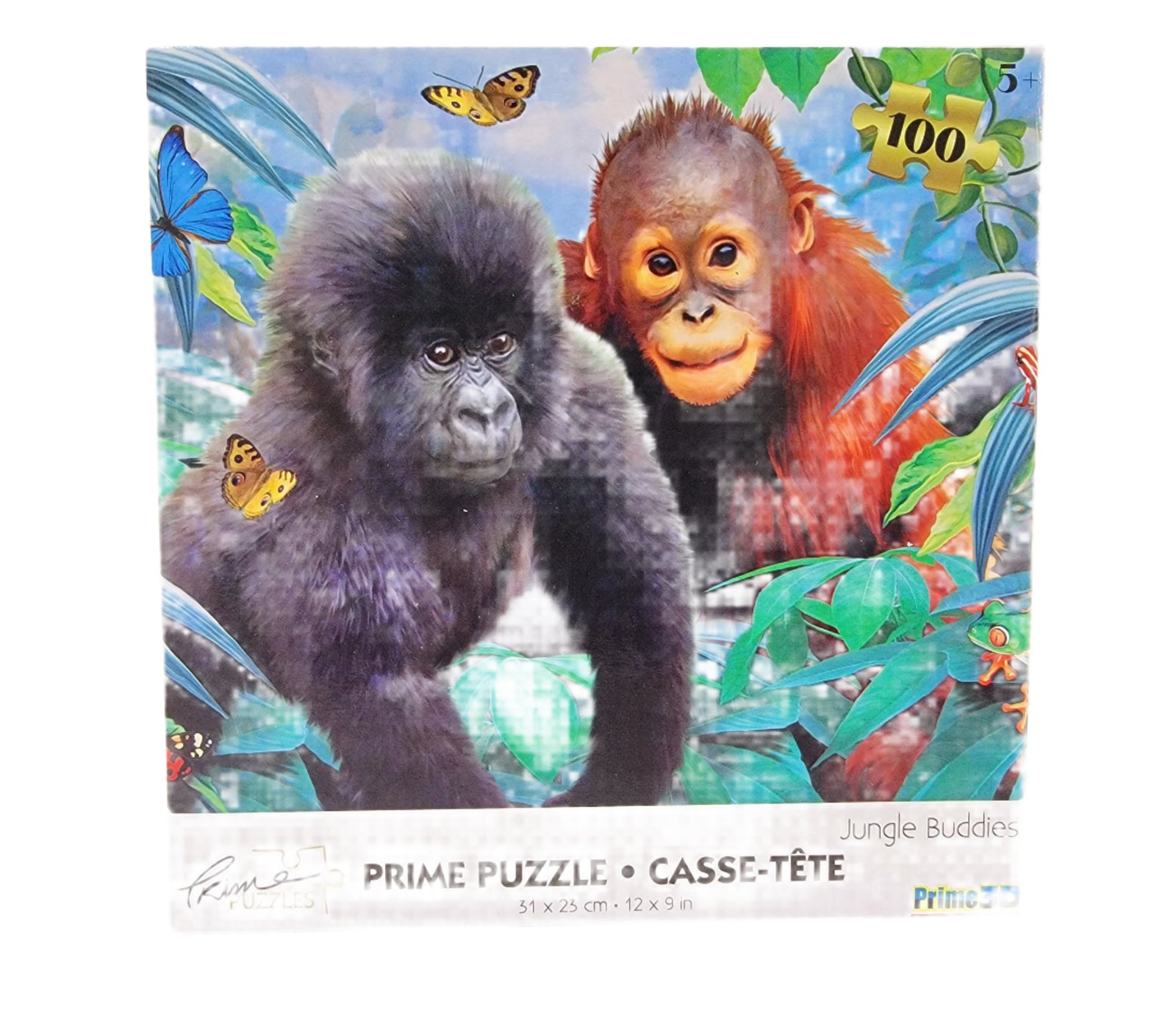 Prime Jungle Buddies Puzzle for 5+ Ages