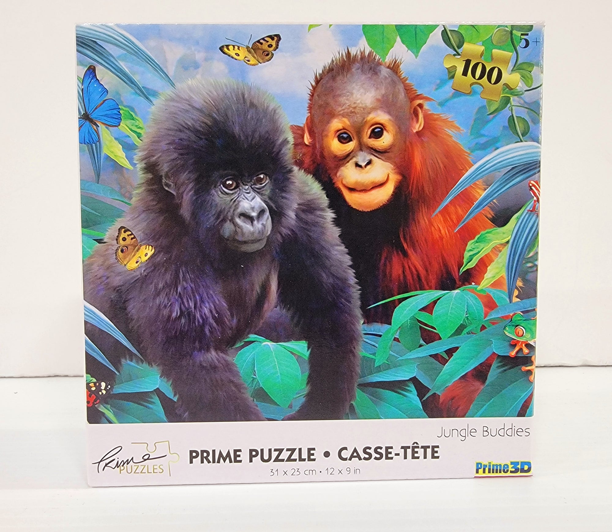Prime Jungle Buddies Puzzle for 5+ Ages