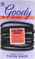 Goody Active Hair Ties for Thick Hair 10pcs (Black Color)