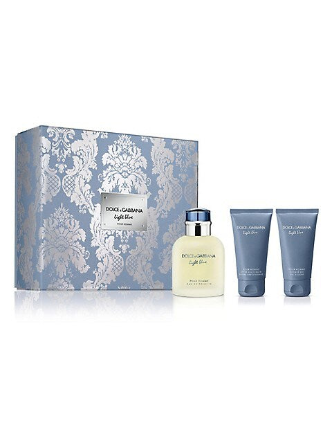 Dolce & Gabbana Light Blue 3pc Set 125ml EDT Men