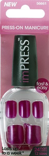 ImPRESS Press-on Manicure 24 nails BIP 110 JOY RIDE