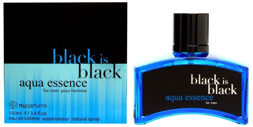 Nu Parfums Black is Black Aqua Essence 100ml EDT for Men