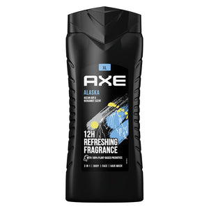 Axe Refreshing Fragrance Scent 3 In 1 Body Face Hair Wash 400ml