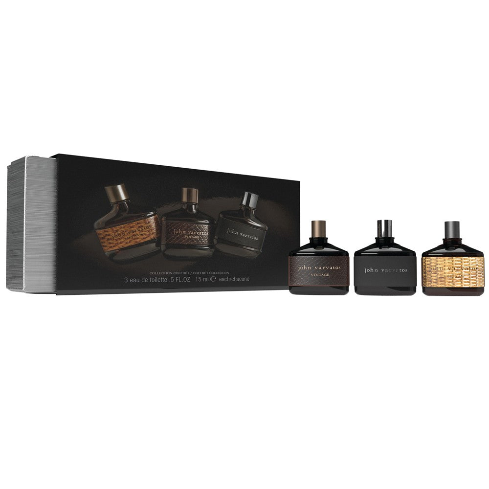 John Varvatos 3pc Set x 15ml EDT Men