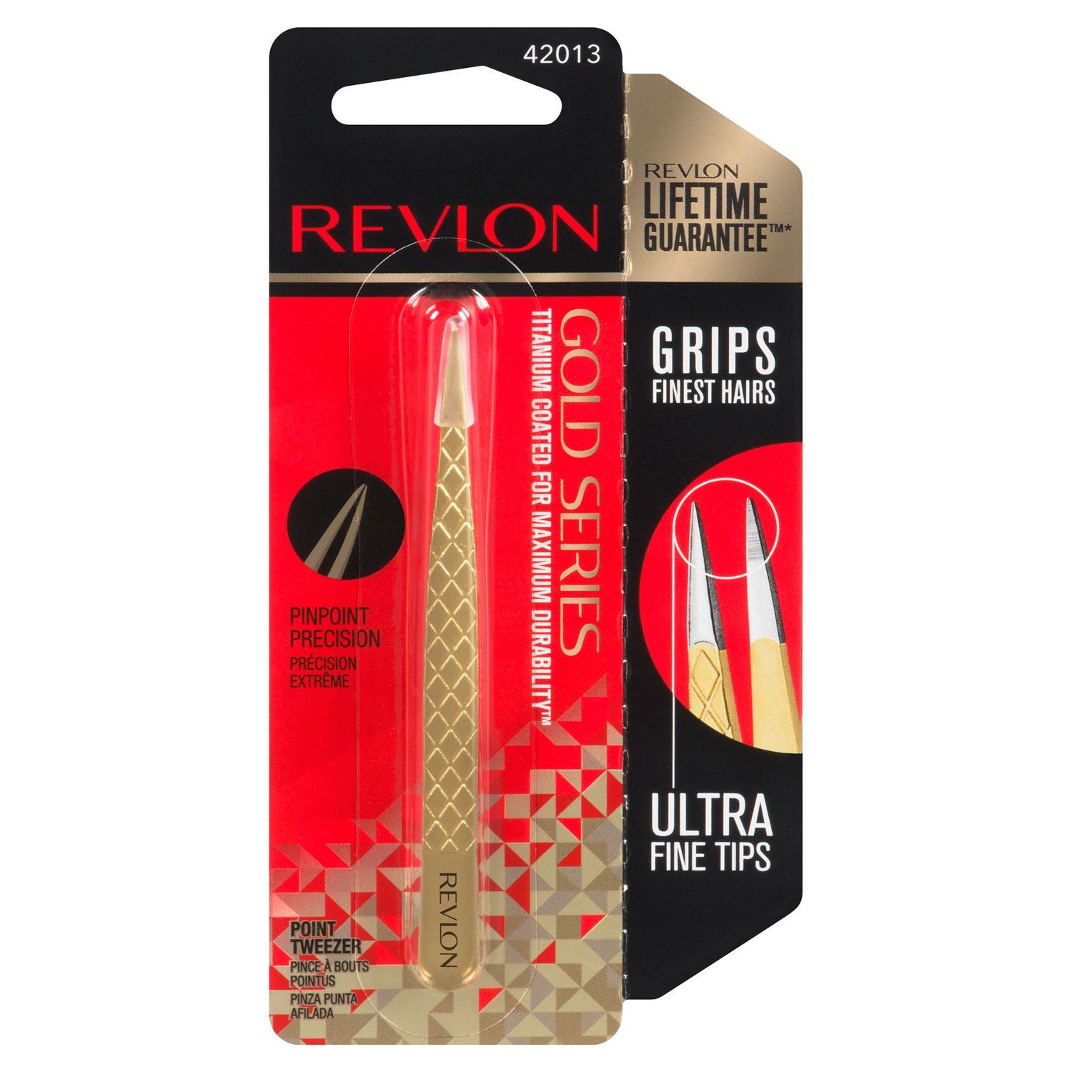 Revlon Point Tweezer (Gold Series) 42013