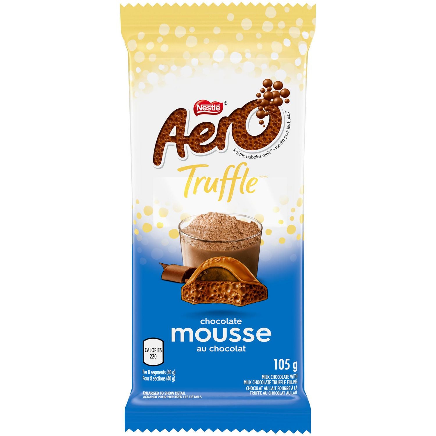 Aero Truffle Chocolate Mousse Milk Chocolate Bar 105g