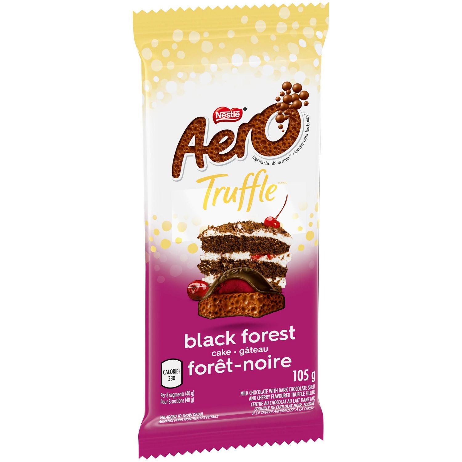 Aero Truffle Milk Chocolate Black Forest 105g