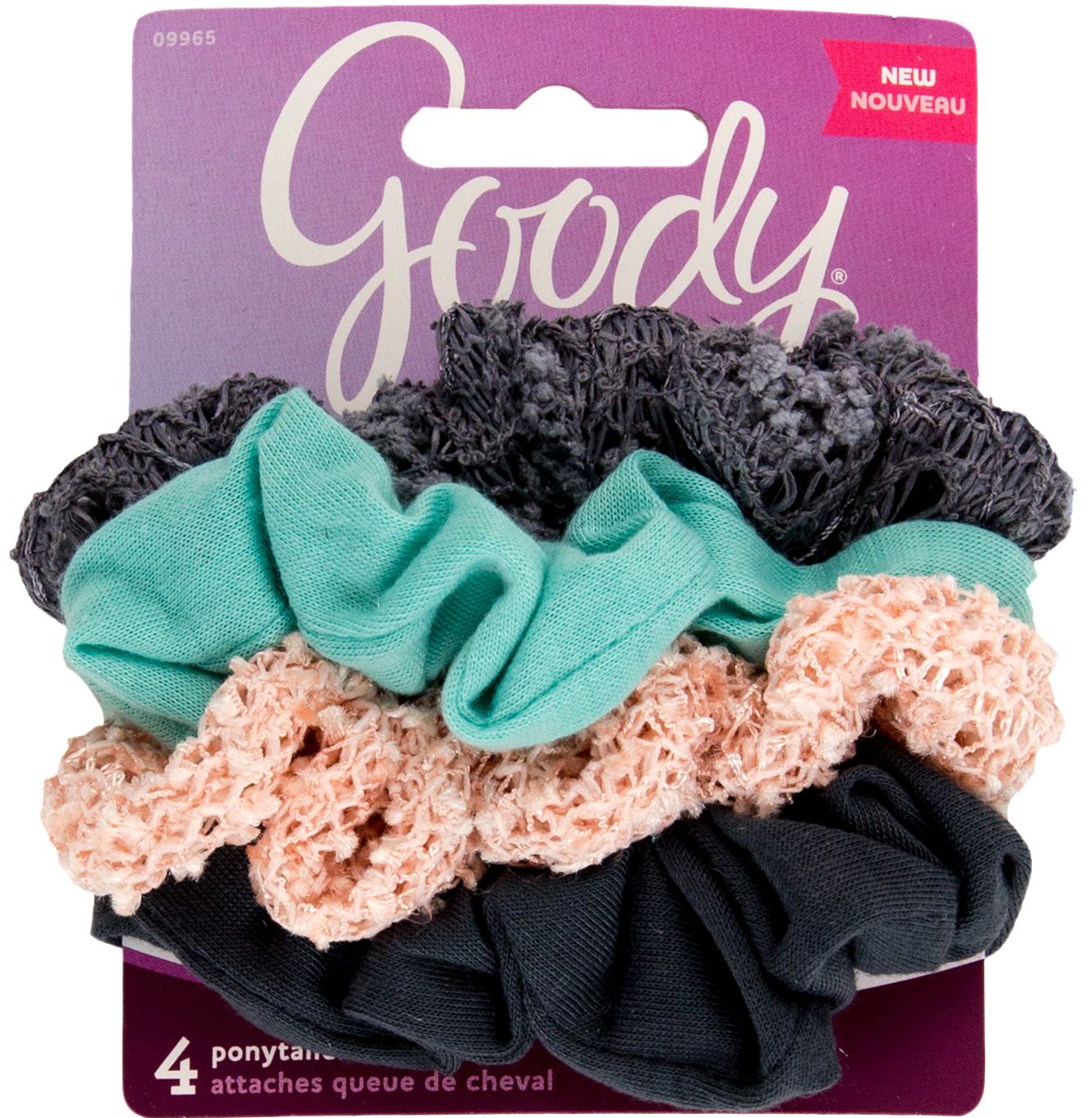 Goody Ouchless Scrunchie for Thick Hair (Assorted Colors)