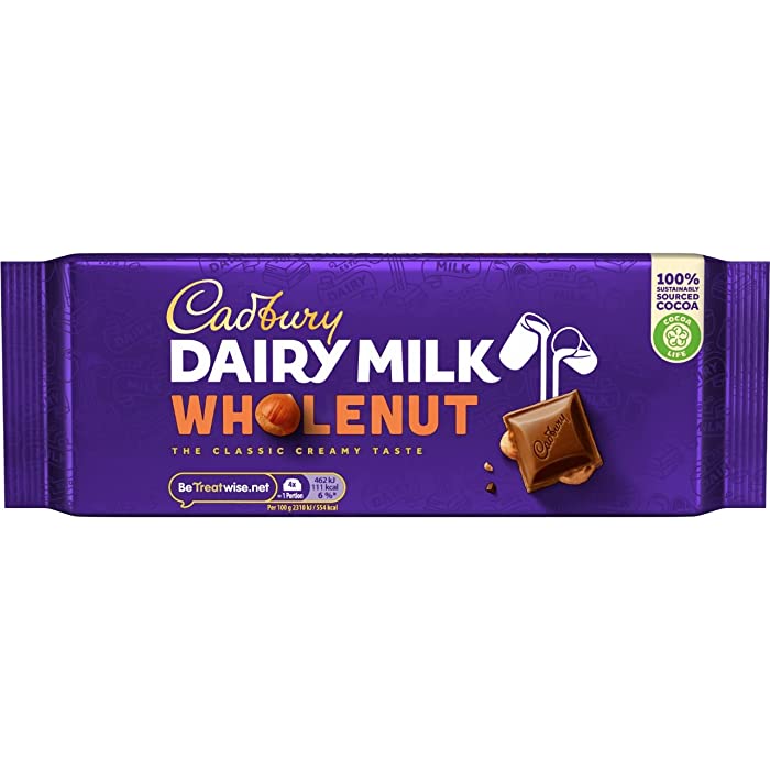 Cadbury Dairy Milk Wholenut Bar 180g