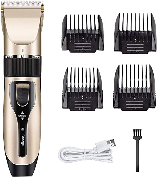 Professional Hair Clipper Cordless with USB Rechargeable