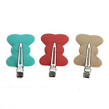 Ricky Care No Crease Bows Clips 3pc