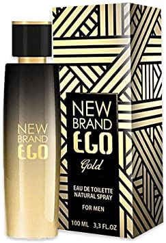 New Brand Ego Gold 100ml EDT Men