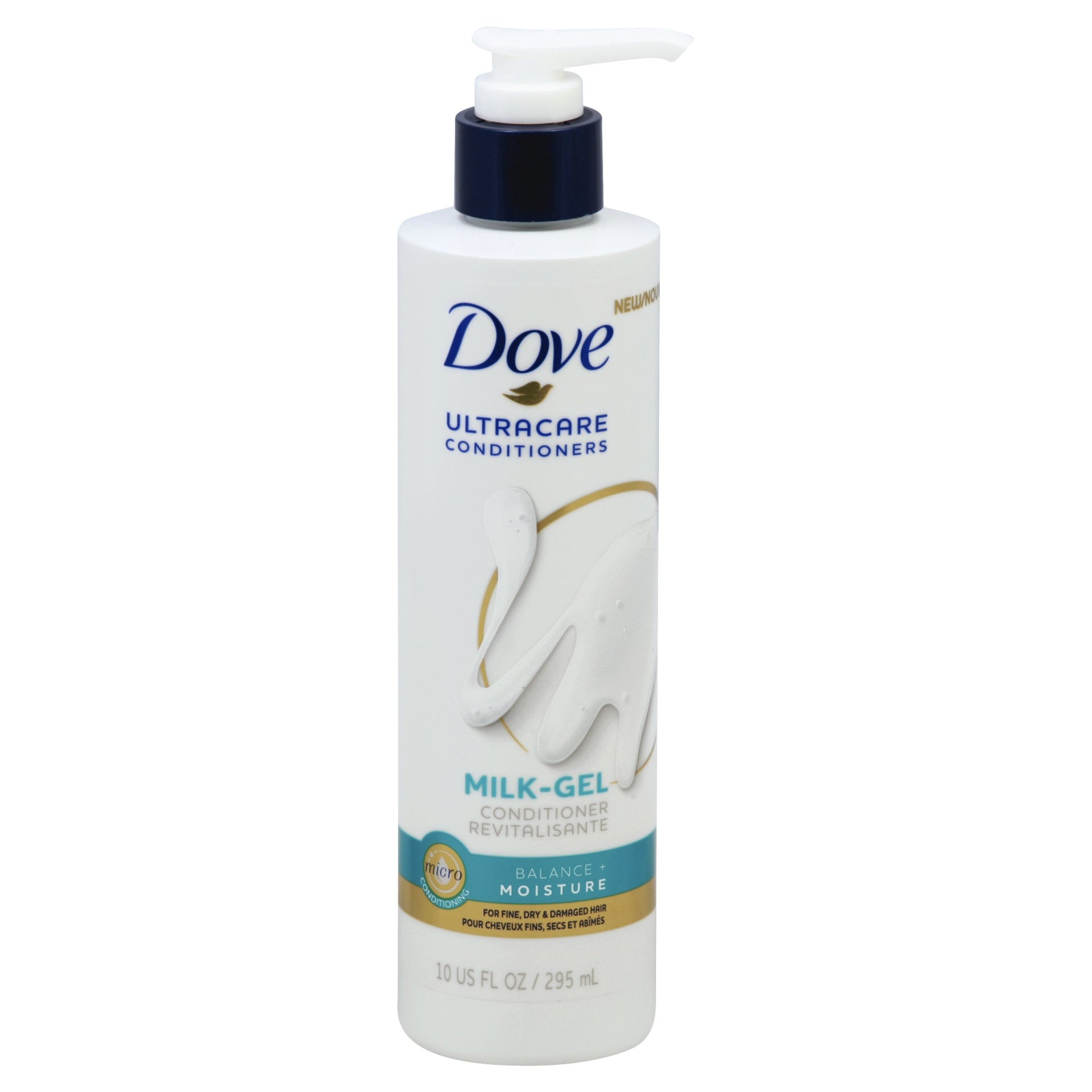 Dove Ultracare Conditioners Milk-Gel for Fine & Damaged Hair Balance + Moisture 295ml