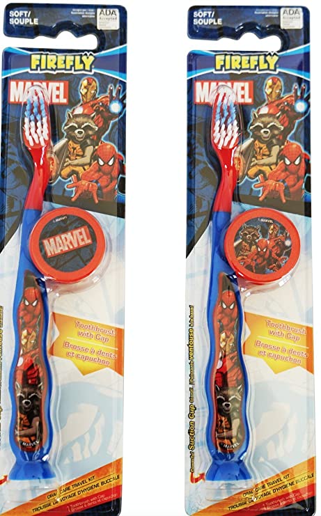 Firefly Marvel Travel Kit Toothbrush Spiderman