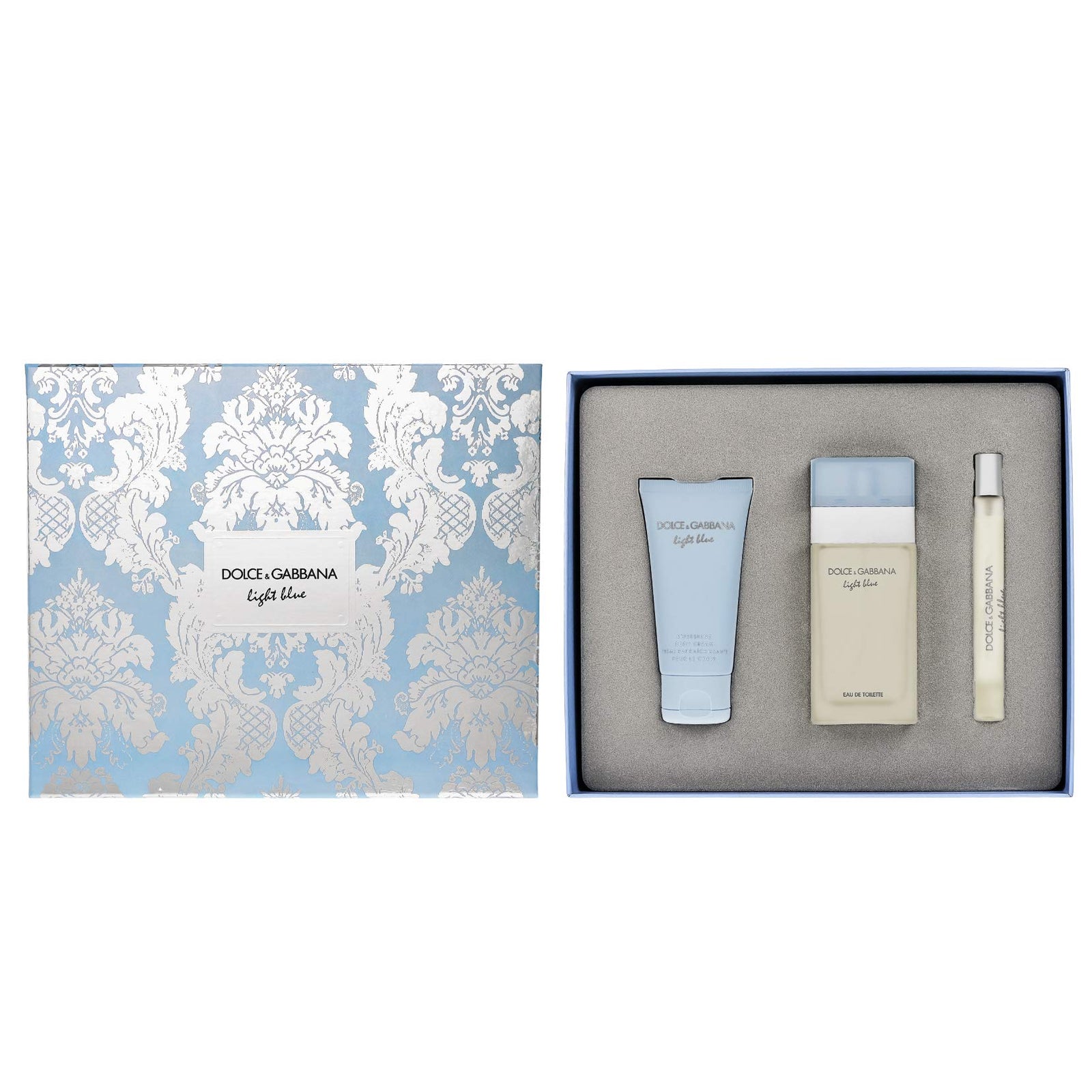 Dolce & Gabbana Light Blue 3pc Set 100ml EDT Women