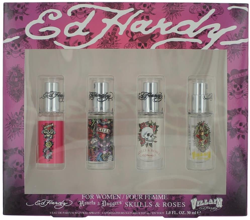 Ed Hardy Miniature 4pc Set x 7.5ml EDP Women