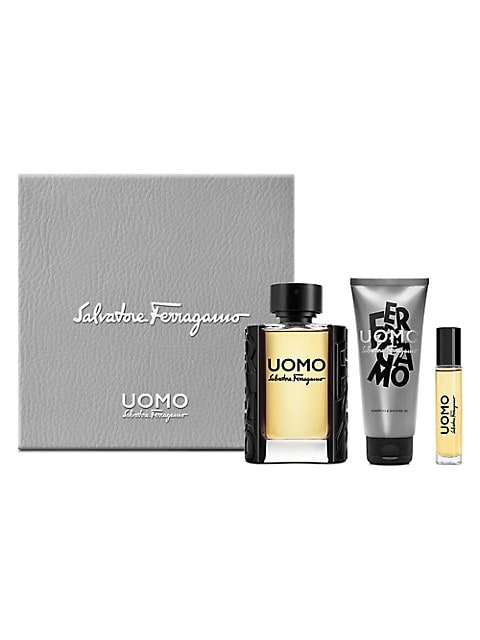 Salvatore Ferragamo Uomo 3pc Set 100ml EDT Men