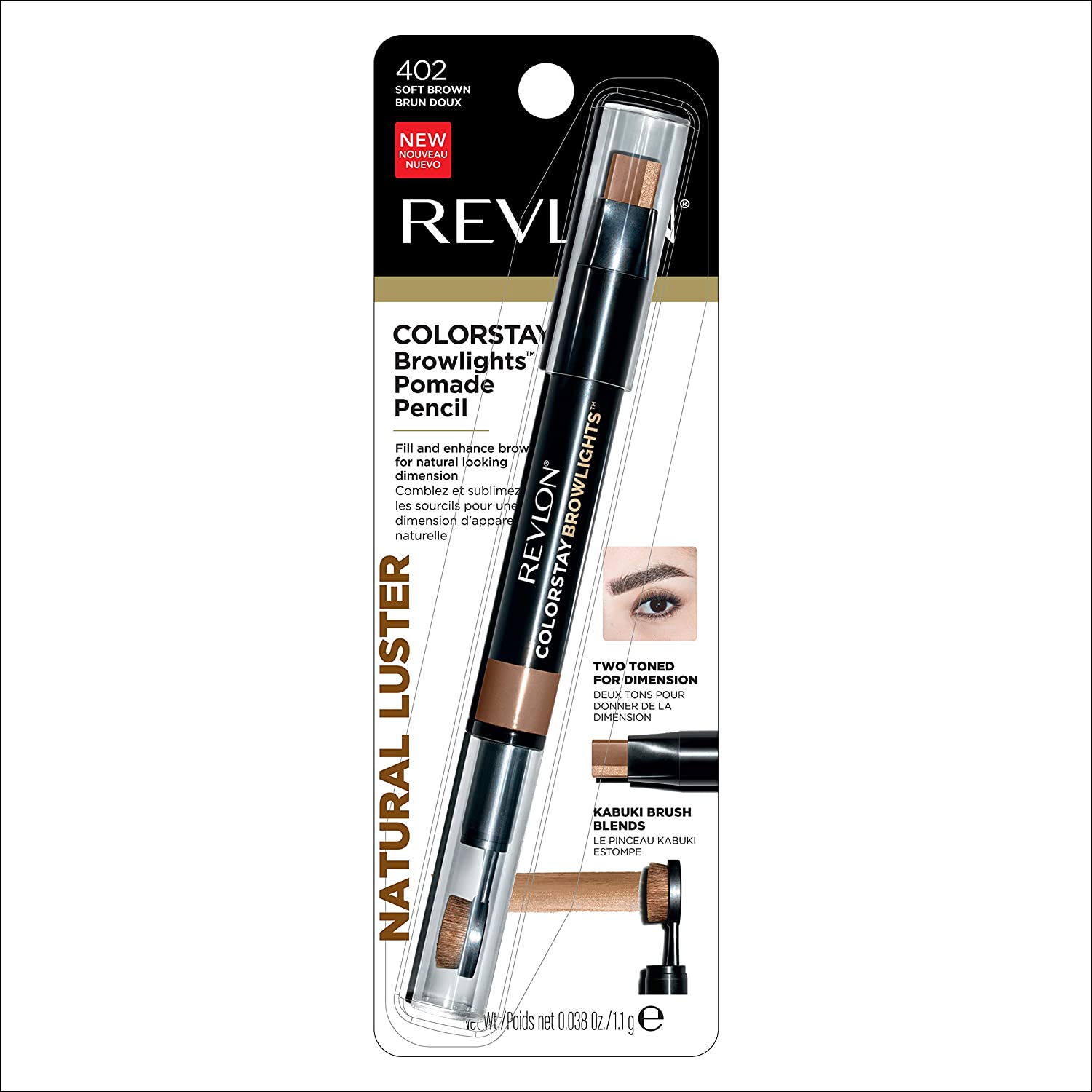 Revlon Colorstay Browlights Pomade Pencil 1.1g