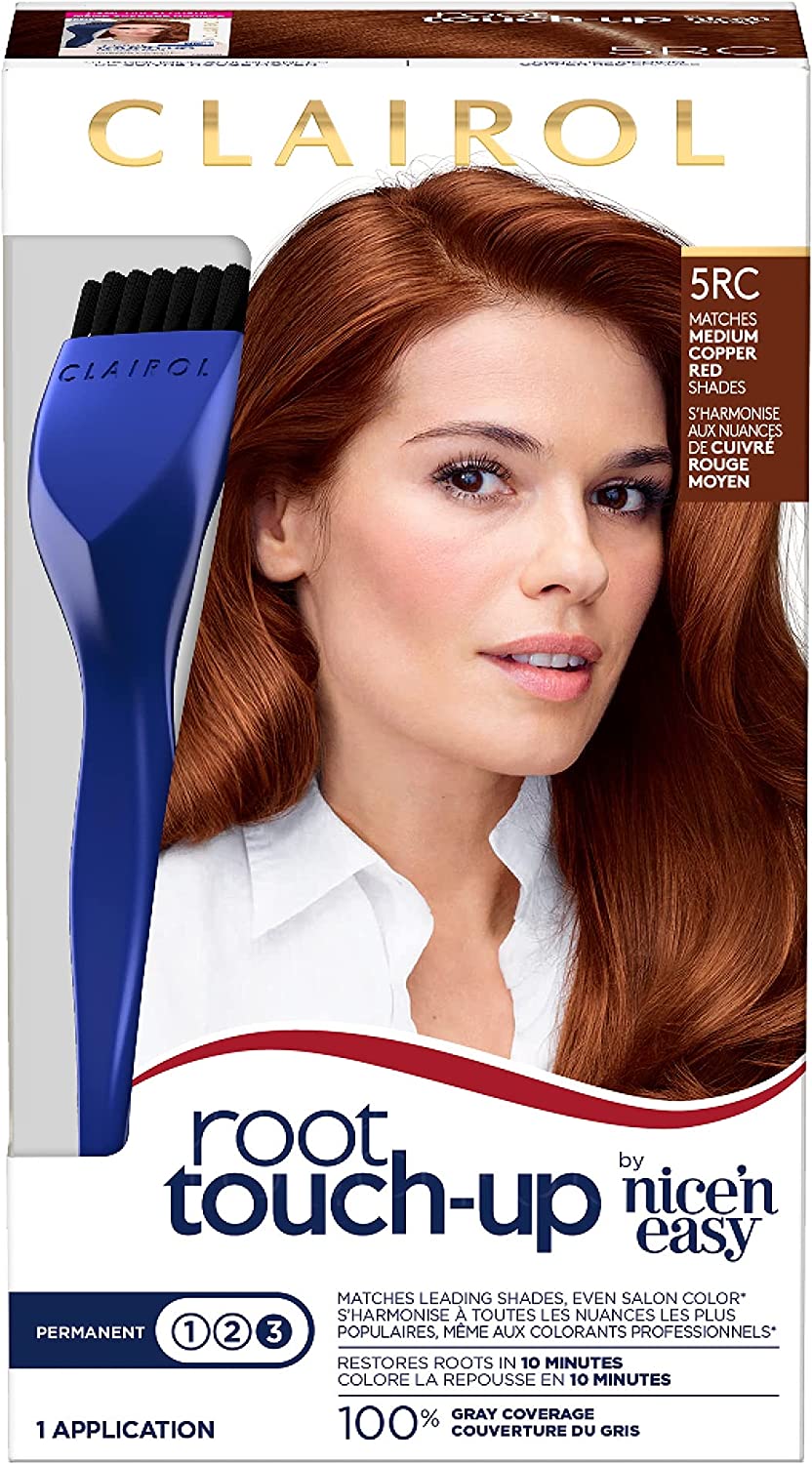 Clairol Hair Colour Root Touch Up, 5RC Medium Copper Red