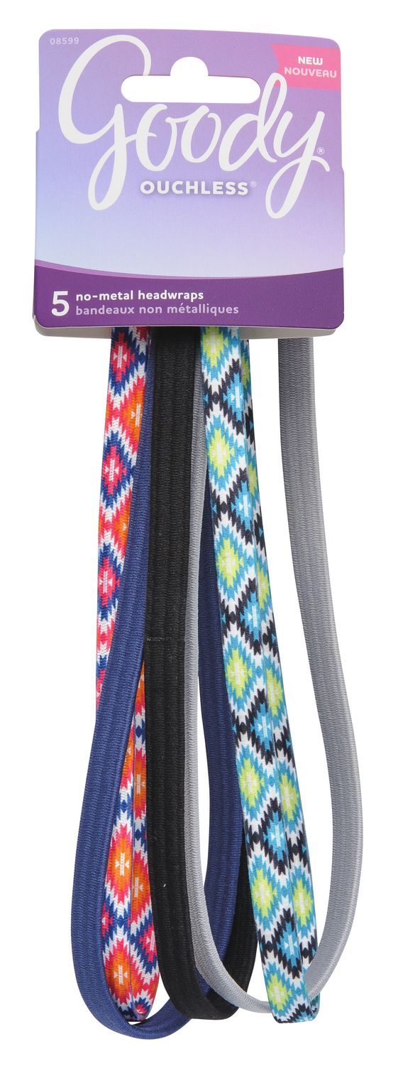 Goody 5pc No-metal Headwrap