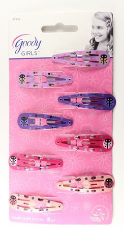 Goody Lady Bug Snap Clips 8pcs- 17056