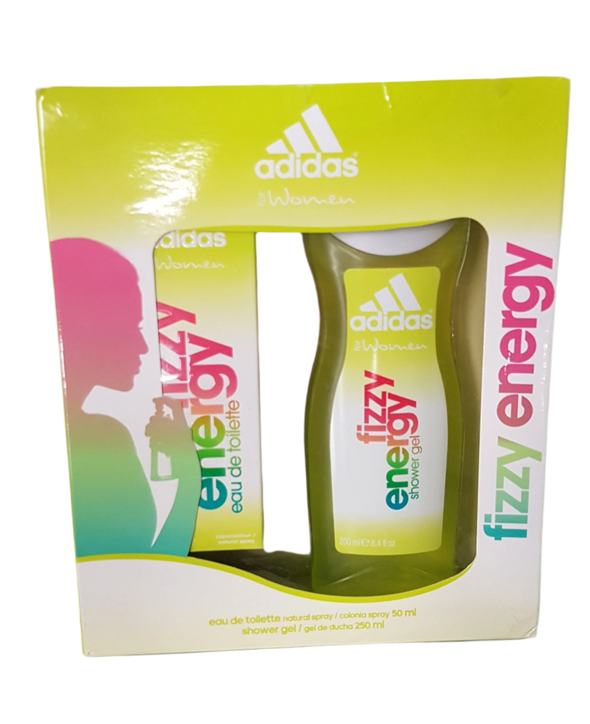 Adidas Fizzy Energy 2pc Set 50ml EDT Women