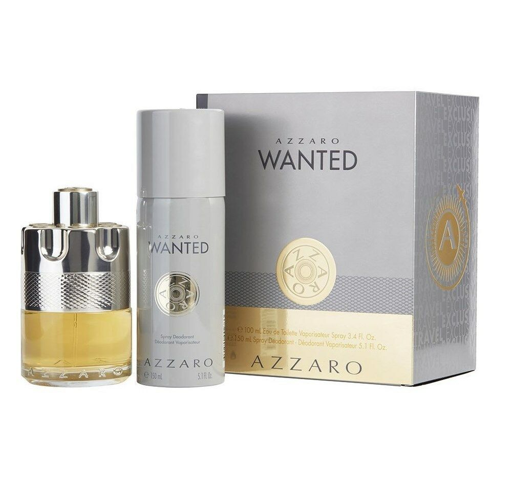 Azzaro Wanted 2pc Set 100ml EDT Men (Travel Exclusive)