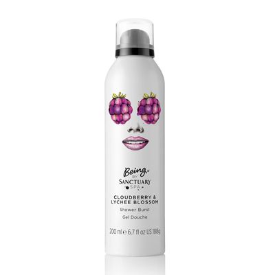 Being by Sanctuary Spa Cloudberry & Lychee blossom Shower Burst Gel 200ml