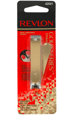 Revlon Titanium Coated Dual Ended Nail Clip SMALL 42041