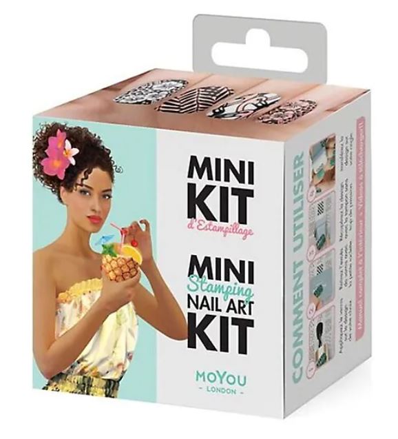 Mini Stamping Nail Art Kit by MoYou London - Tropical Collection