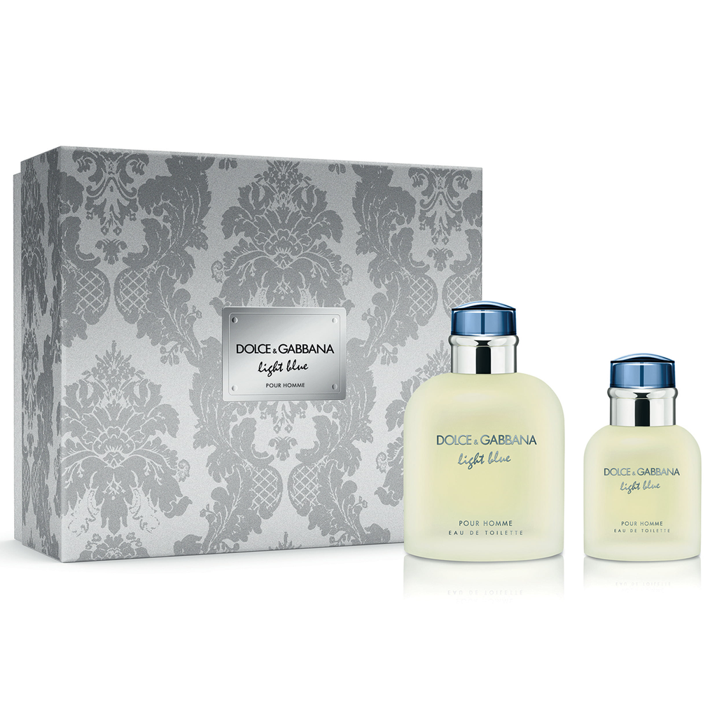 Dolce Gabbana Light Blue 2pc Set 125ml 40ml EDT Men Lisa s Cosmetics pop up shop