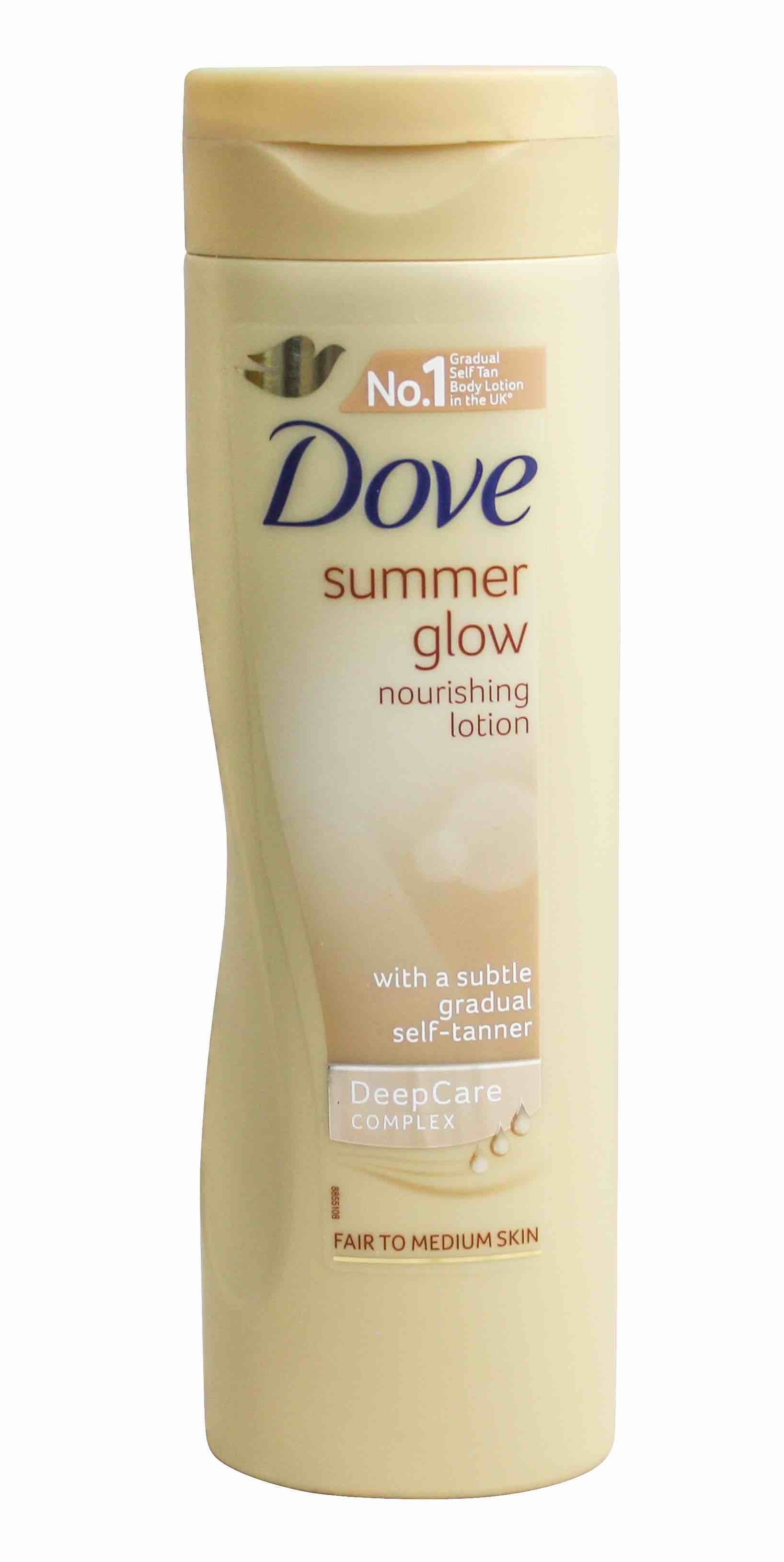 Dove Summer Glow Nourishing Lotion for Fair to Medium Skin 250ml