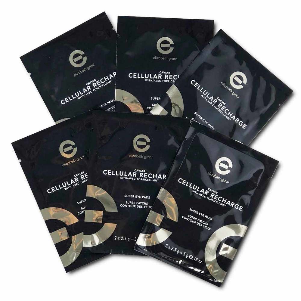 Elizabeth Grant Caviar Cellular Recharge Super Eye Pads 6 x 5g Sachets