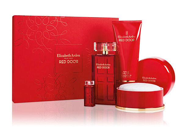 Elizabeth Arden Red Door Gift Set 4pc with Body Powder 100ml EDT