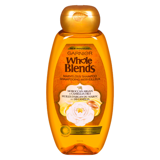 Garnier Whole Blends Marvelous Shampoo Moroccan Argan & Camellia Oils 650ml
