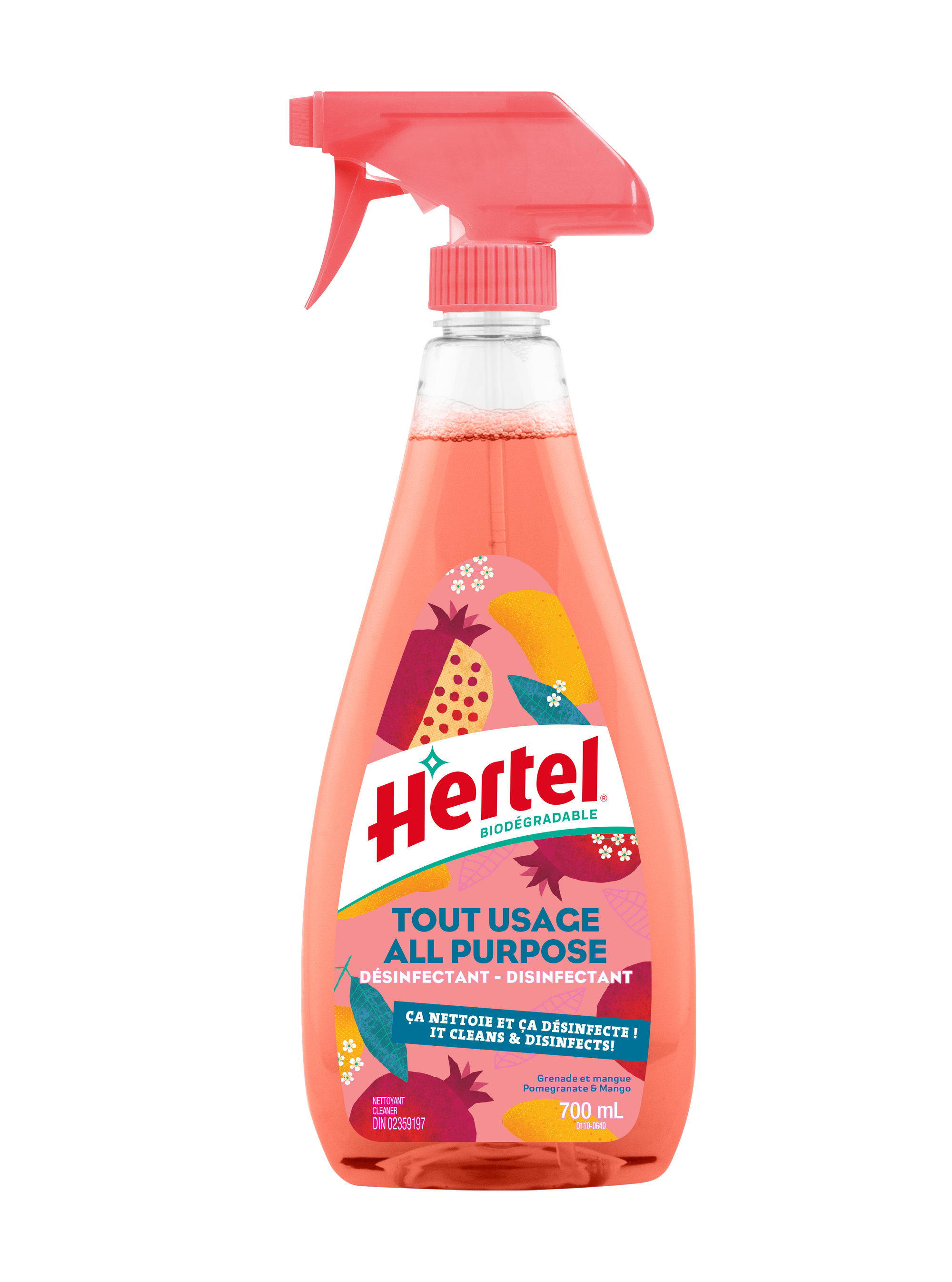 Hertel All Purpose Disinfectant Cleaner 700ml