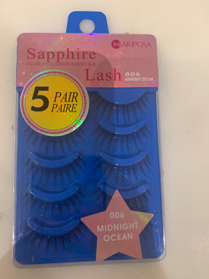 Mariposa Sapphire Fake Eyelashes