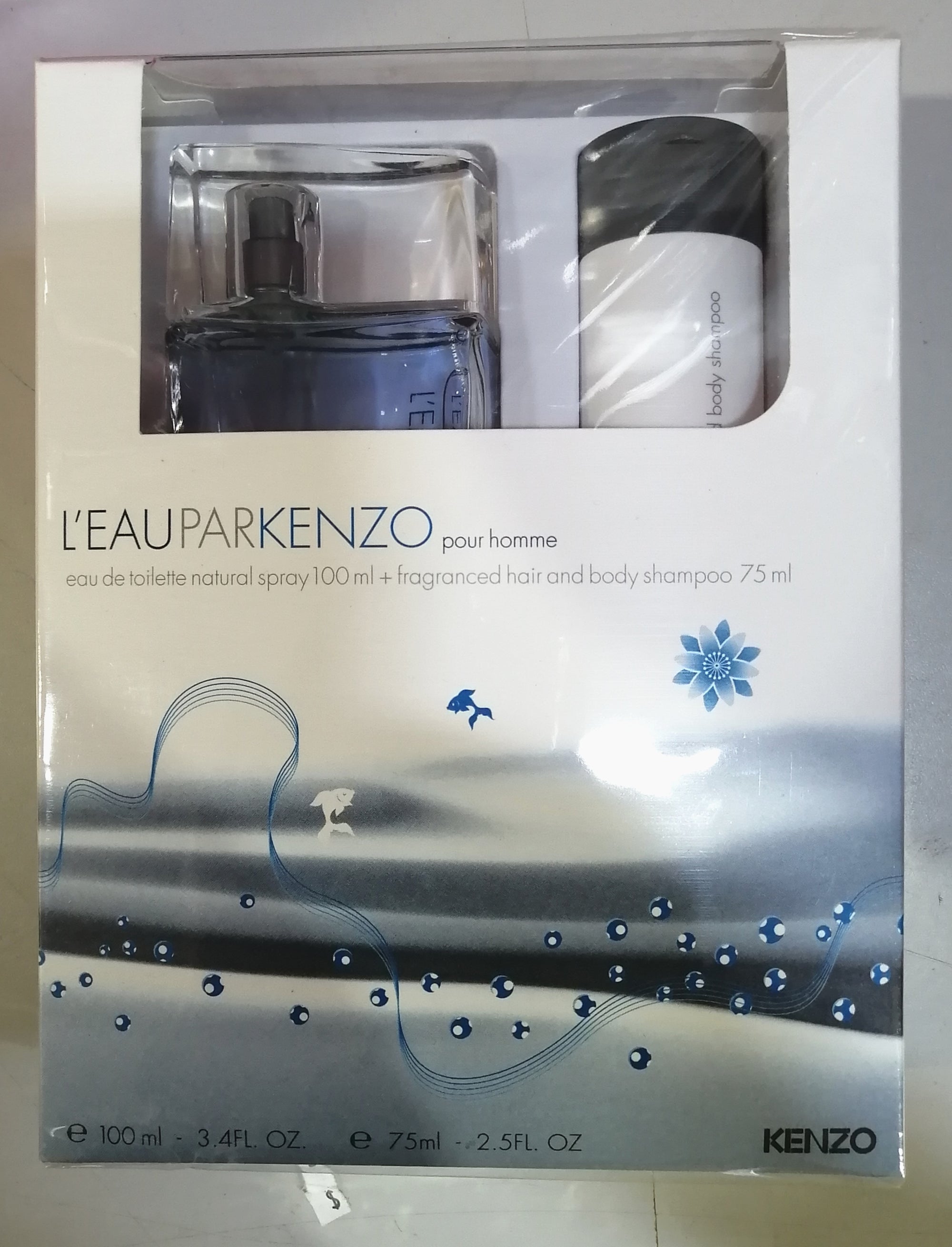 Kenzo L'eau Par Pour Homme 2pc Set 100ml EDT