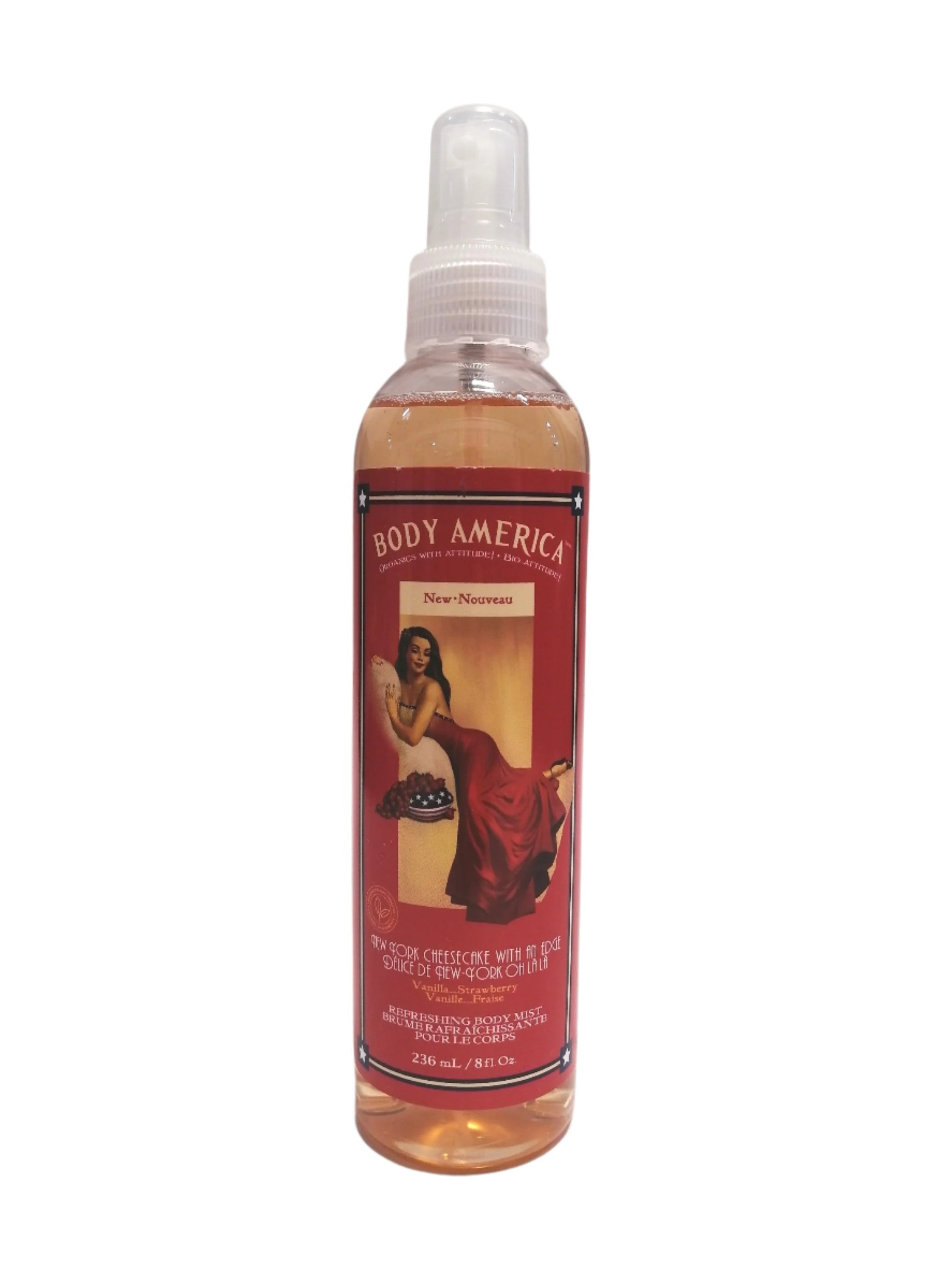 Body America Vanilla Strawberry Body Mist 236ml Women