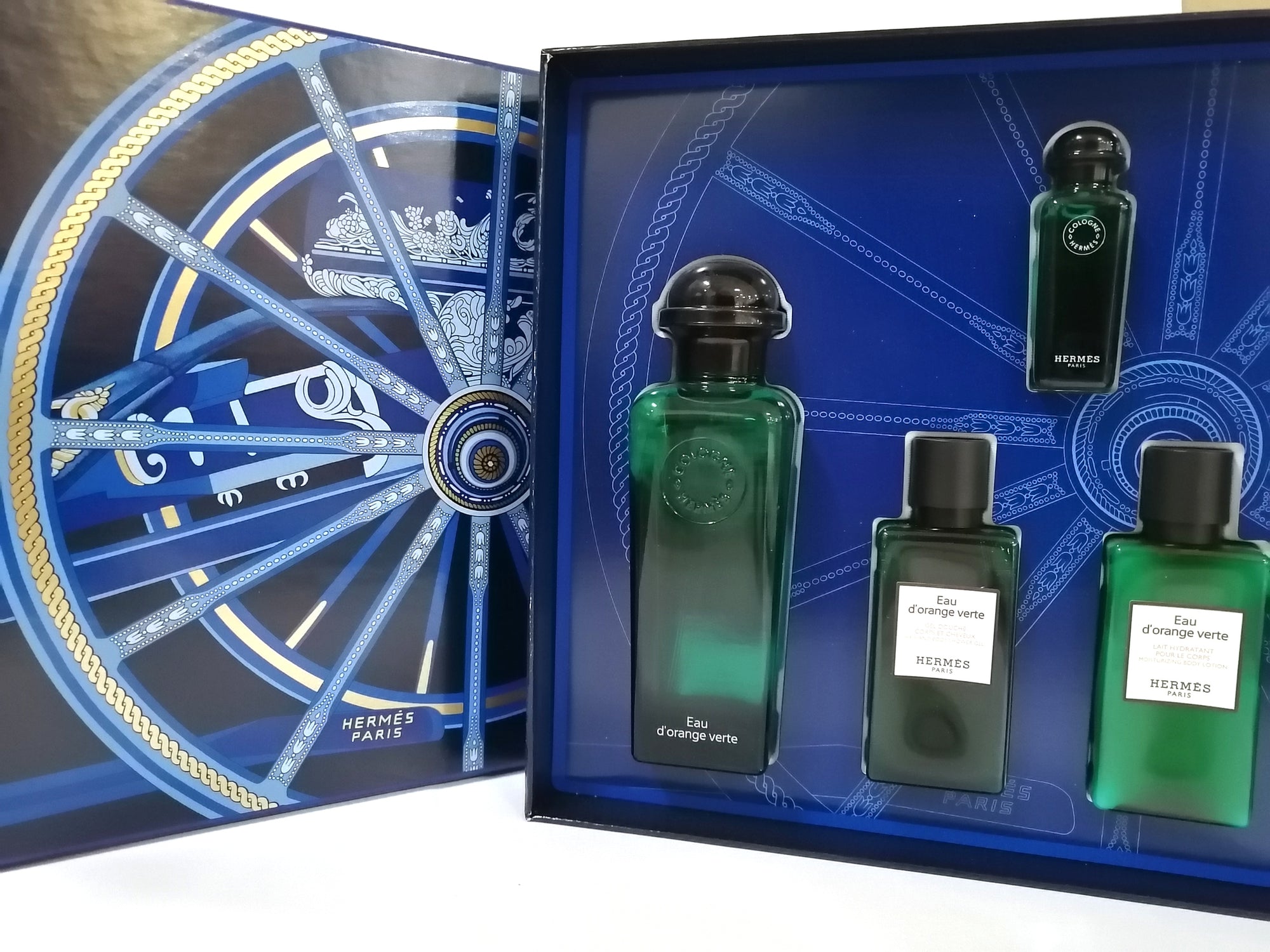 Hermes Eau d'Orange Verte 4pc Set 100ml EDC