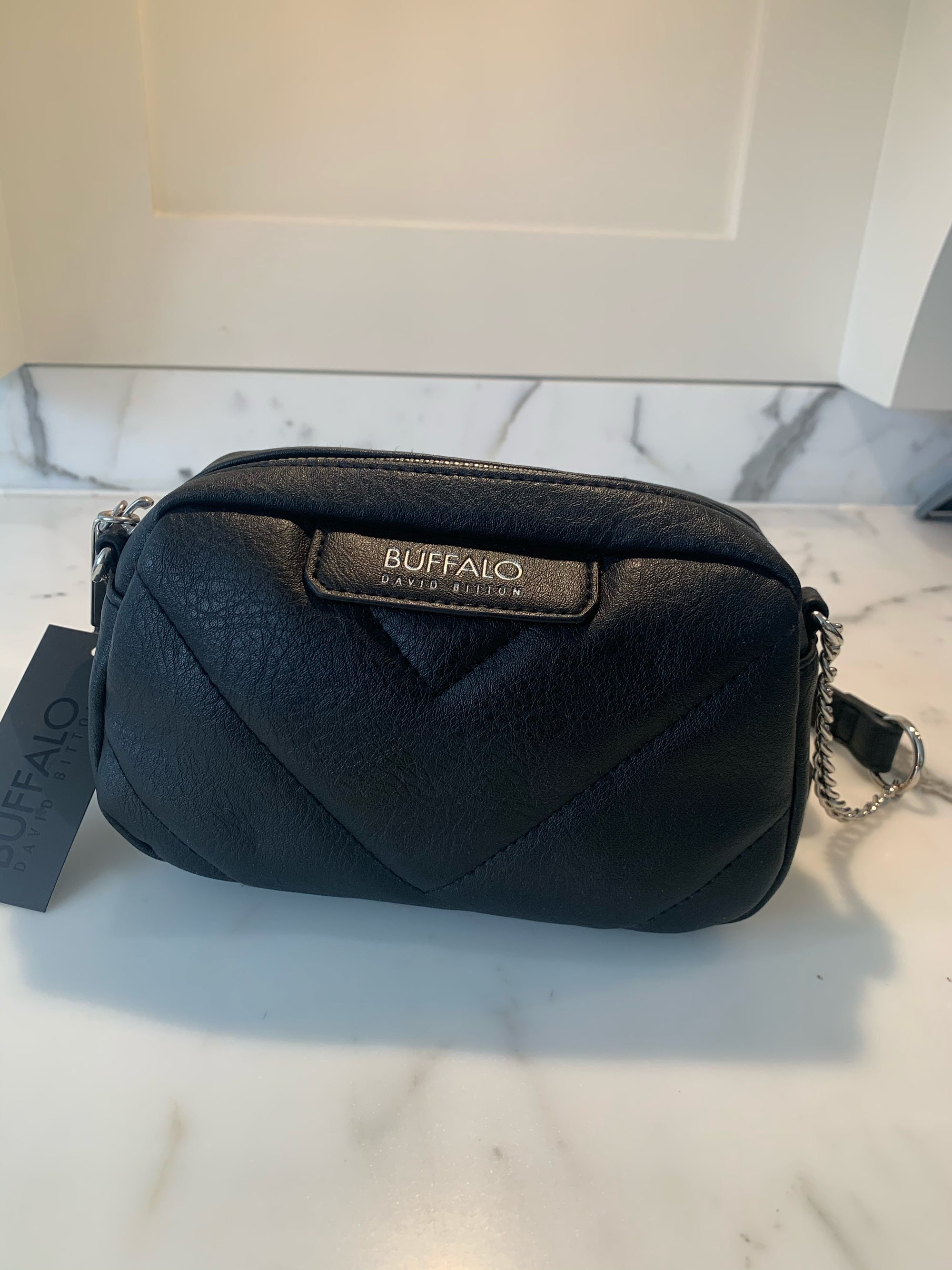 David Bitton Buffalo Black Crossbody