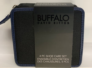 David Buffalo Bitton 4-Piece Shoe Care Set