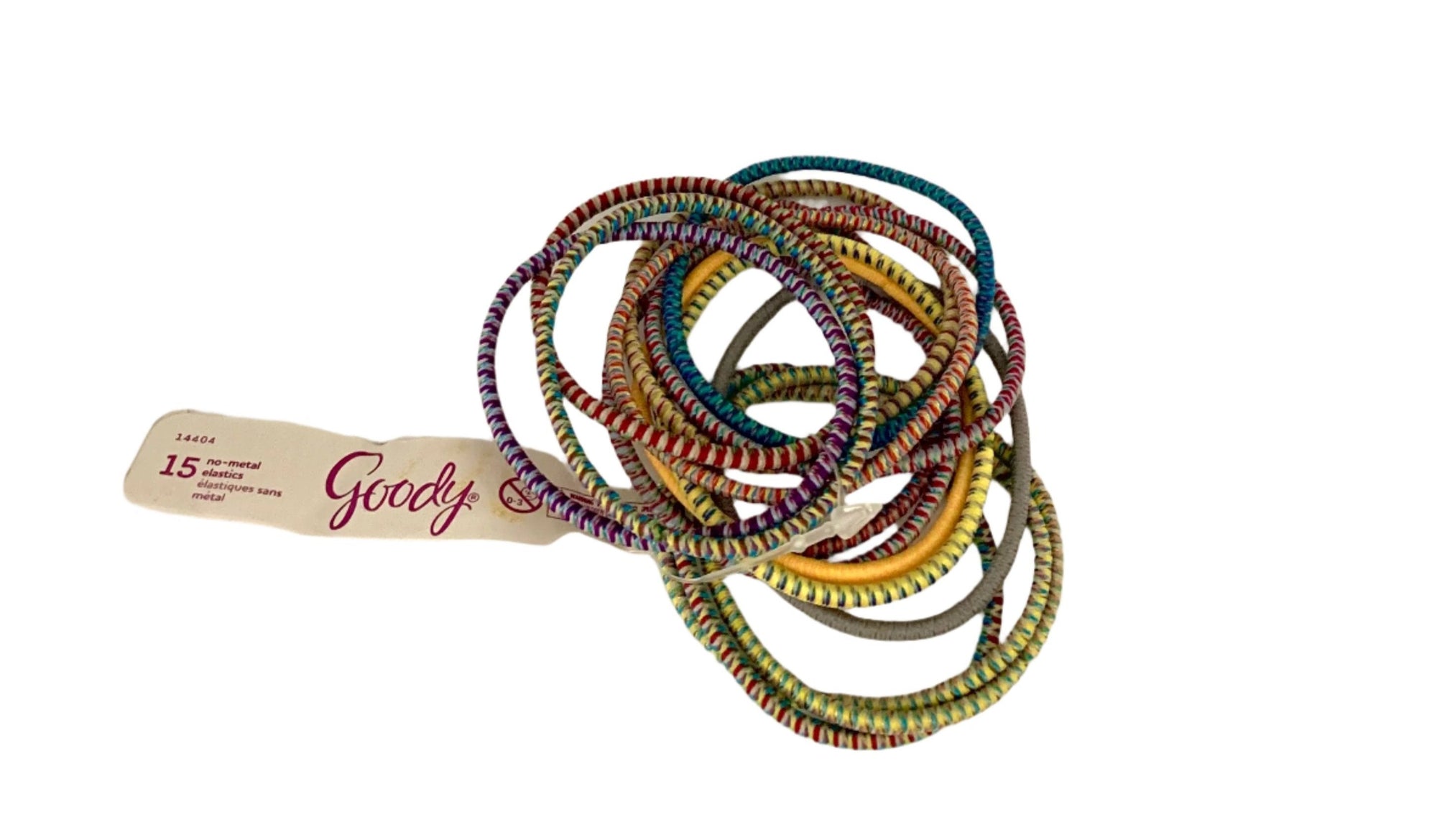 Goody 15 pc No-Metal Hair Ties in Assorted Colours