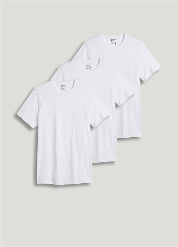 Jockey Classics Crew Neck T-Shirts 3pk White