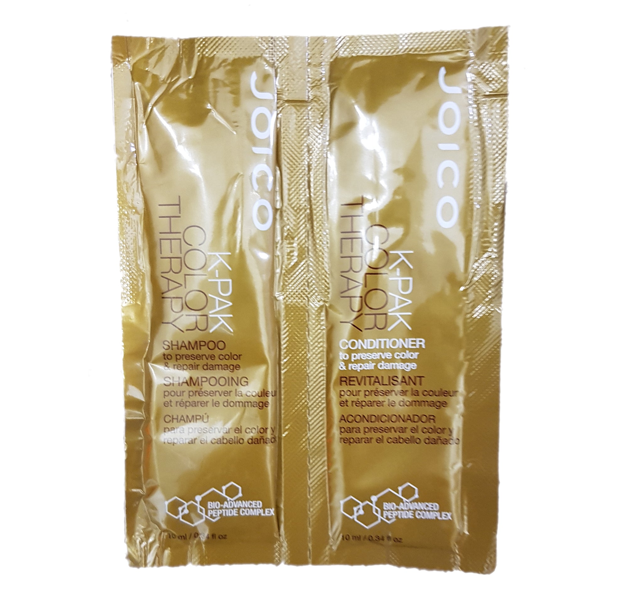 Joico K-Pak Color Therapy Shampoo+Conditioner Travel Duo Pack (10ml x 2)