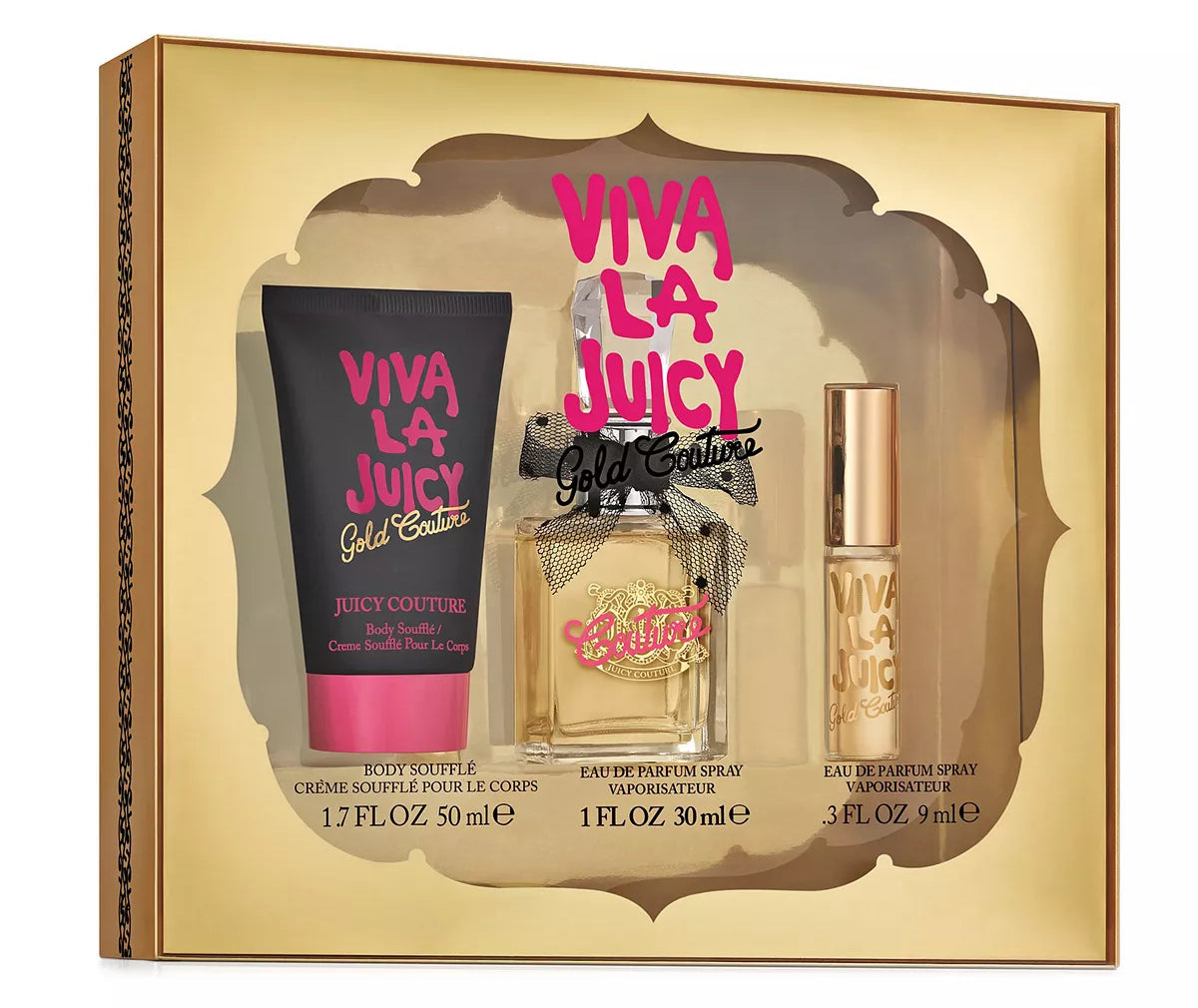 Juicy Couture Viva La Juicy Gold Couture 3pc Set 30ml EDP Women